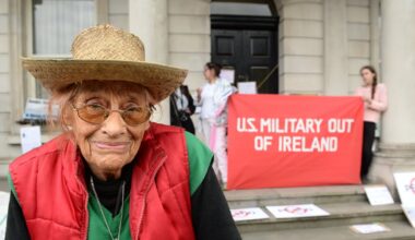 Activist Margaretta D’Arcy ‘raged against normalisation of war’, recalls President Connolly – The Irish Times