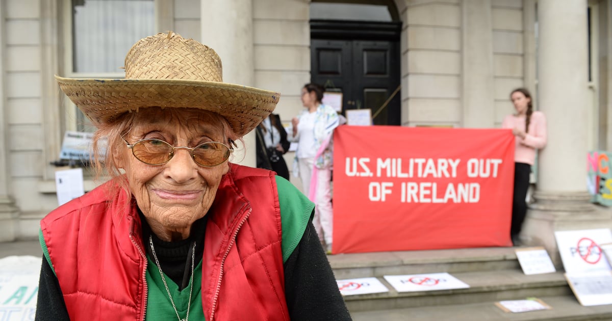 Activist Margaretta D’Arcy ‘raged against normalisation of war’, recalls President Connolly – The Irish Times