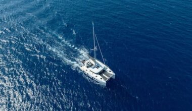 Adrift pair saved after chain wraps propeller of catamaran