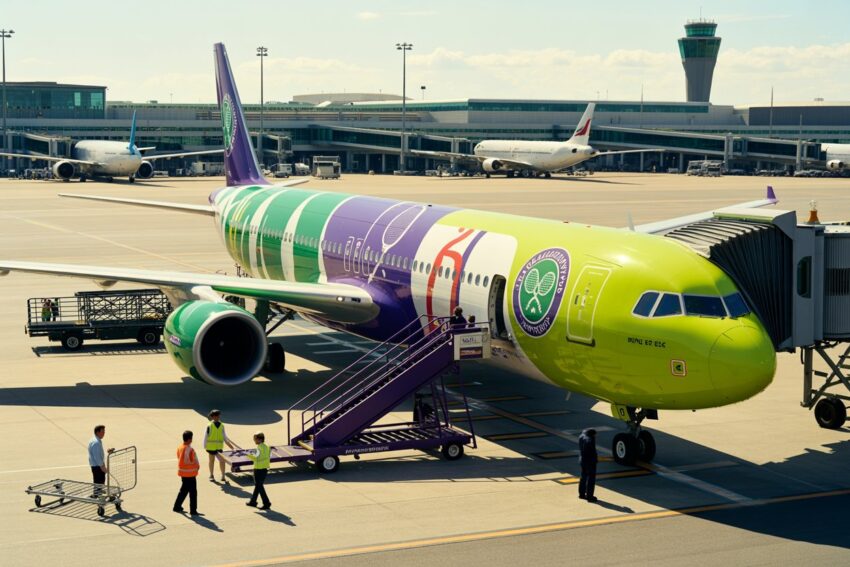 Emirates transforms its airbus a380 with eye‑popping grand slam livery celebrating tennis