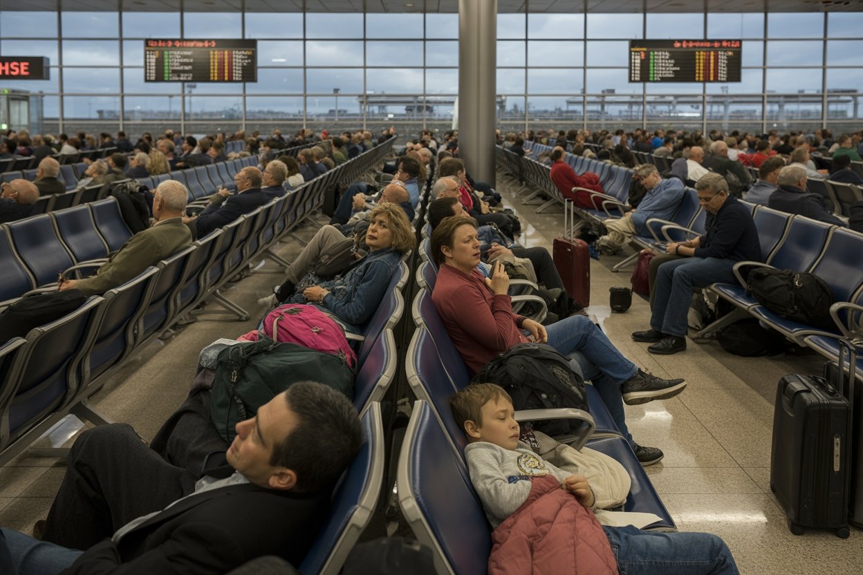 Germany faces travel disruptions as klm, lufthansa, air france, easyjet, and more major airlines cancel 60 flights, leaving passengers stranded in amsterdam, paris, liverpool, and more - new update