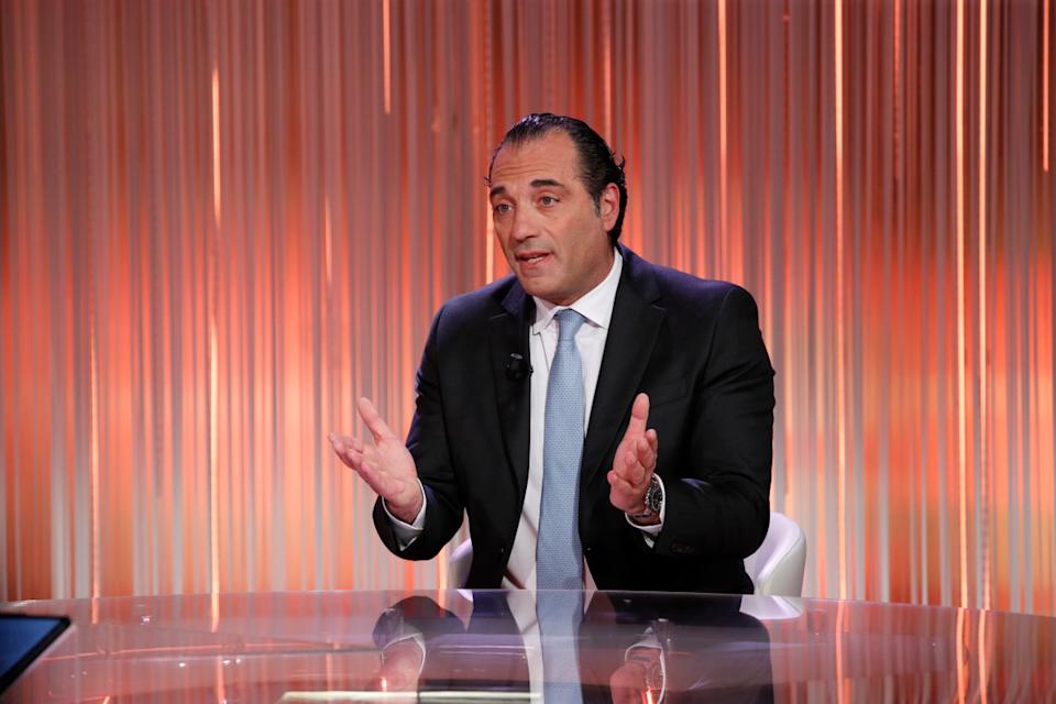 Stellantis CEO Antonio Filosa appears on the television program Cinque Minuti. Rome (Italy), October 27th, 2025 (Photo by Massimo Di Vita/Archivio Massimo Di Vita/Mondadori Portfolio via Getty Images)Massimo Di Vita&sol;Archivio Massimo Di Vita&sol;Mondadori Portfolio via Getty Images