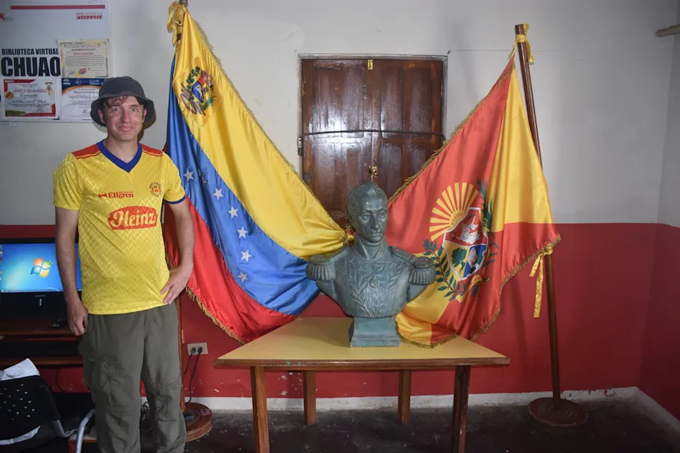 Happier times: Dylan Harris in Chuao, Venezuela (Dylan Harris)