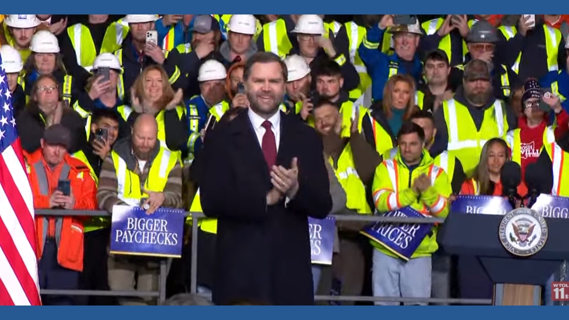 FULL REMARKS | JD Vance speaks in Toledo Thursday