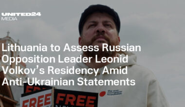 Lithuania to Assess Russian Opposition Leader Leonid Volkov’s Residency Amid Anti-Ukrainian Statements — UNITED24 Media
