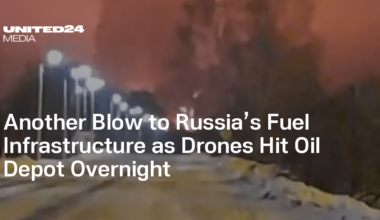 Another Blow to Russia’s Fuel Infrastructure as Drones Hit Oil Depot Overnight — UNITED24 Media
