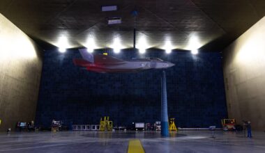 Finland's first F-35A (MF-01) validates its low observability at Acceptance Test Facility (ATF) ahead of first flight and delivery.