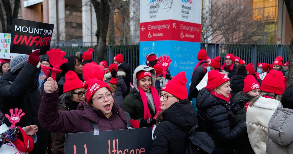 Nurses strike begins in New York City as thousands walk off jobs at major hospitals