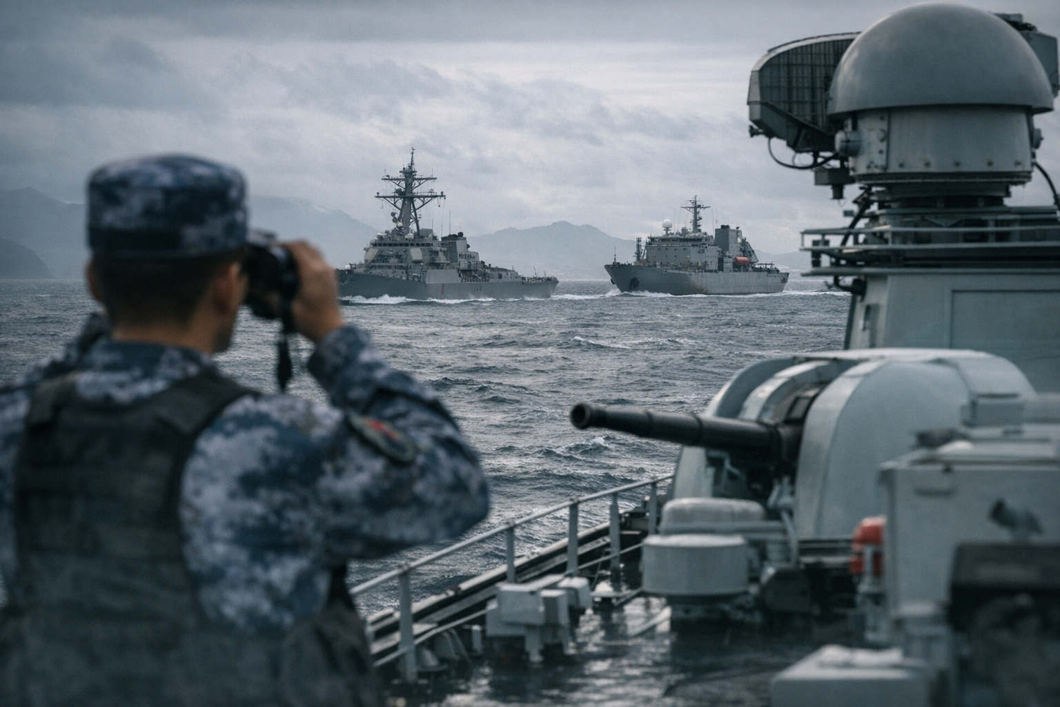 China says PLA monitored two U.S. ships transiting Taiwan Strait