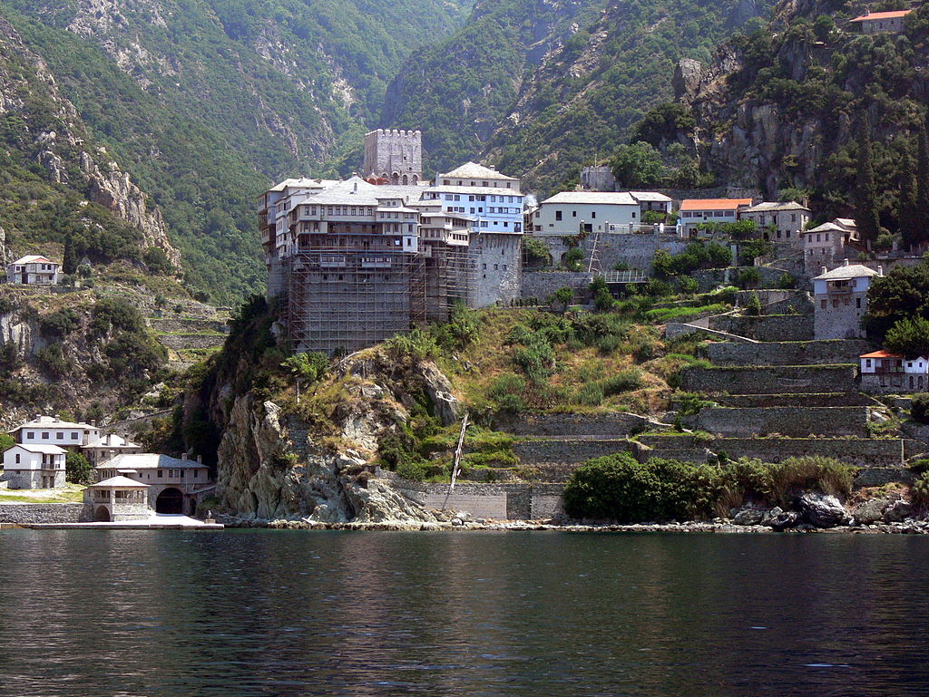 mt athos fire
