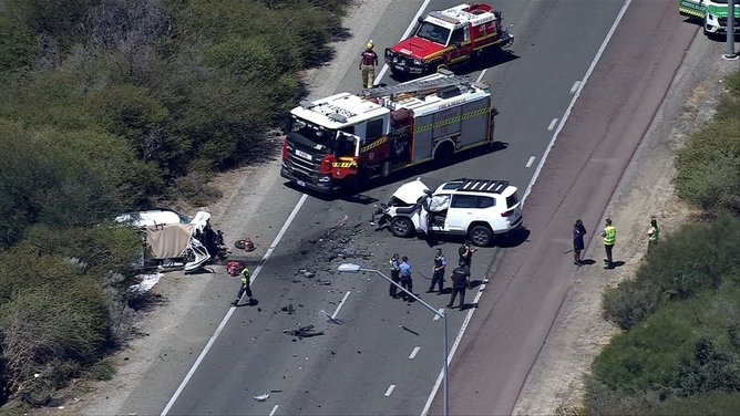 Fatal crash on Reid Highway, Dianella.