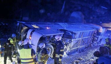 cover National handball team’s bus topples in Estonia