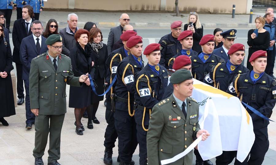 Cyprus bids a solemn farewell to former President George Vassiliou, KNEWS