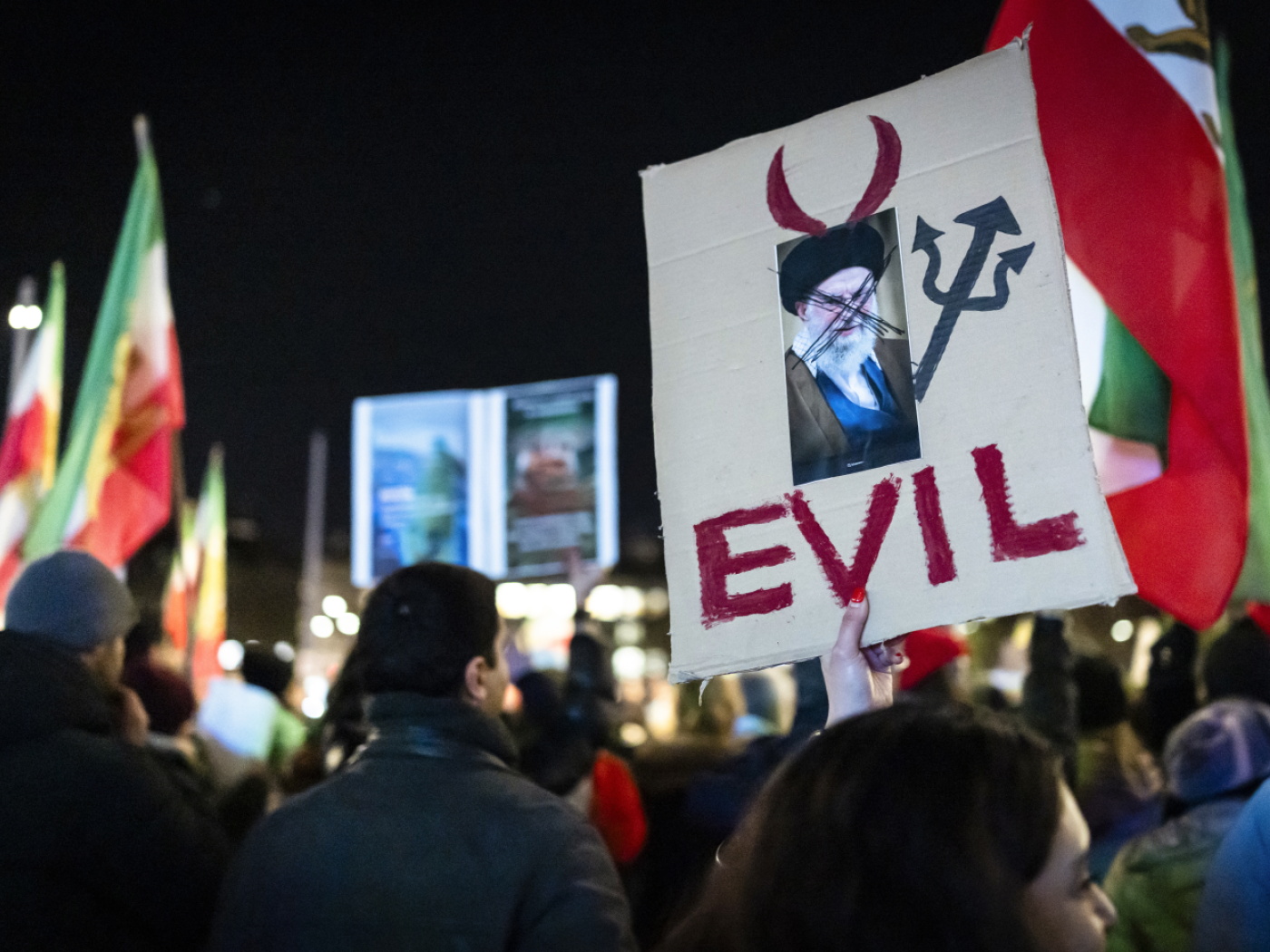 Demonstrations against the Iranian regime in Berne and Zurich