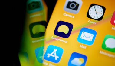 The Betterment app on a smartphone arranged in New York, US, on Wednesday, June 26, 2024.