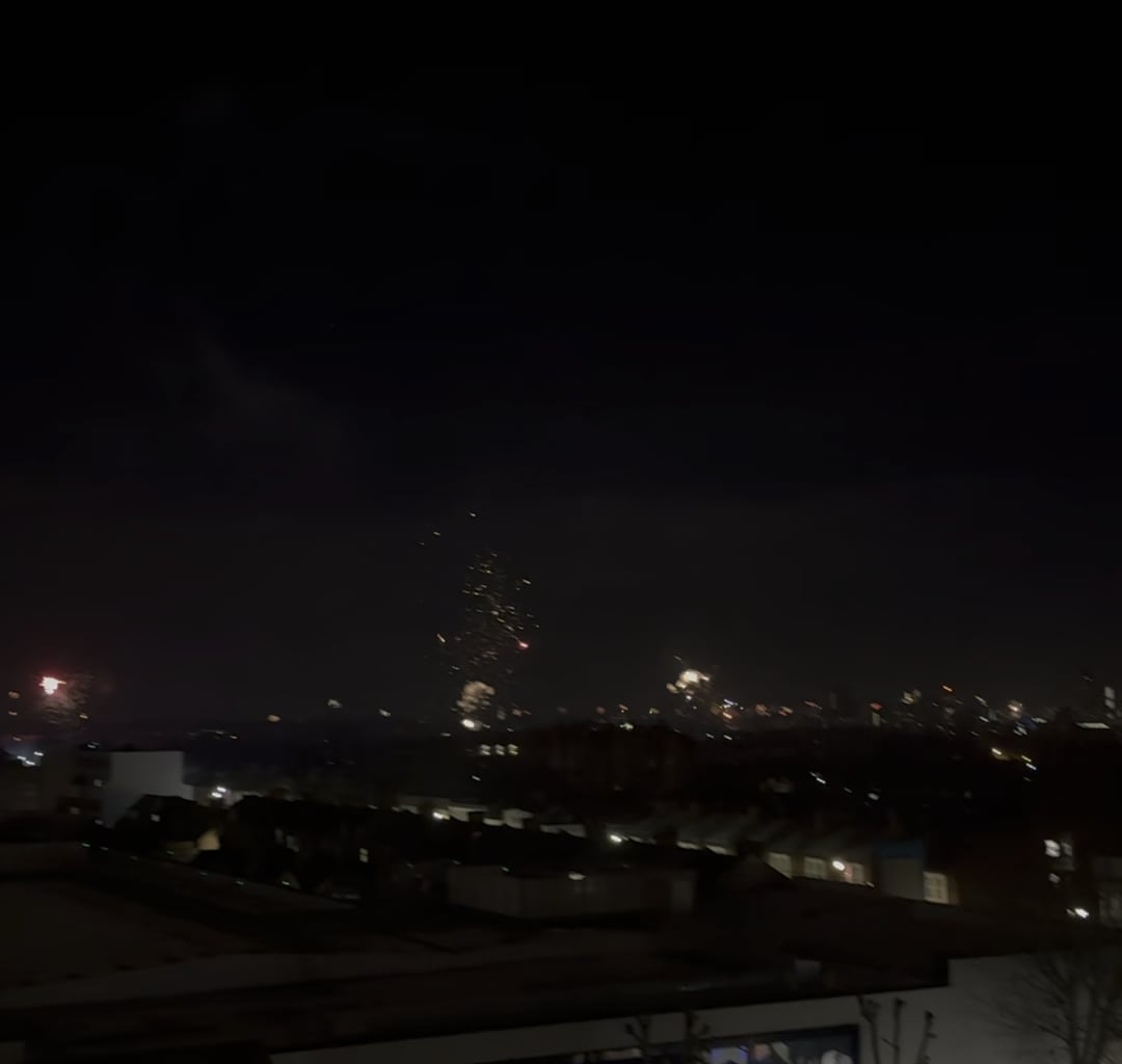 Fireworks view from my bedroom!