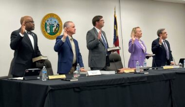 Members of the North Carolina State Board of Elections (AP Photo/Gary D. Robertson, file)