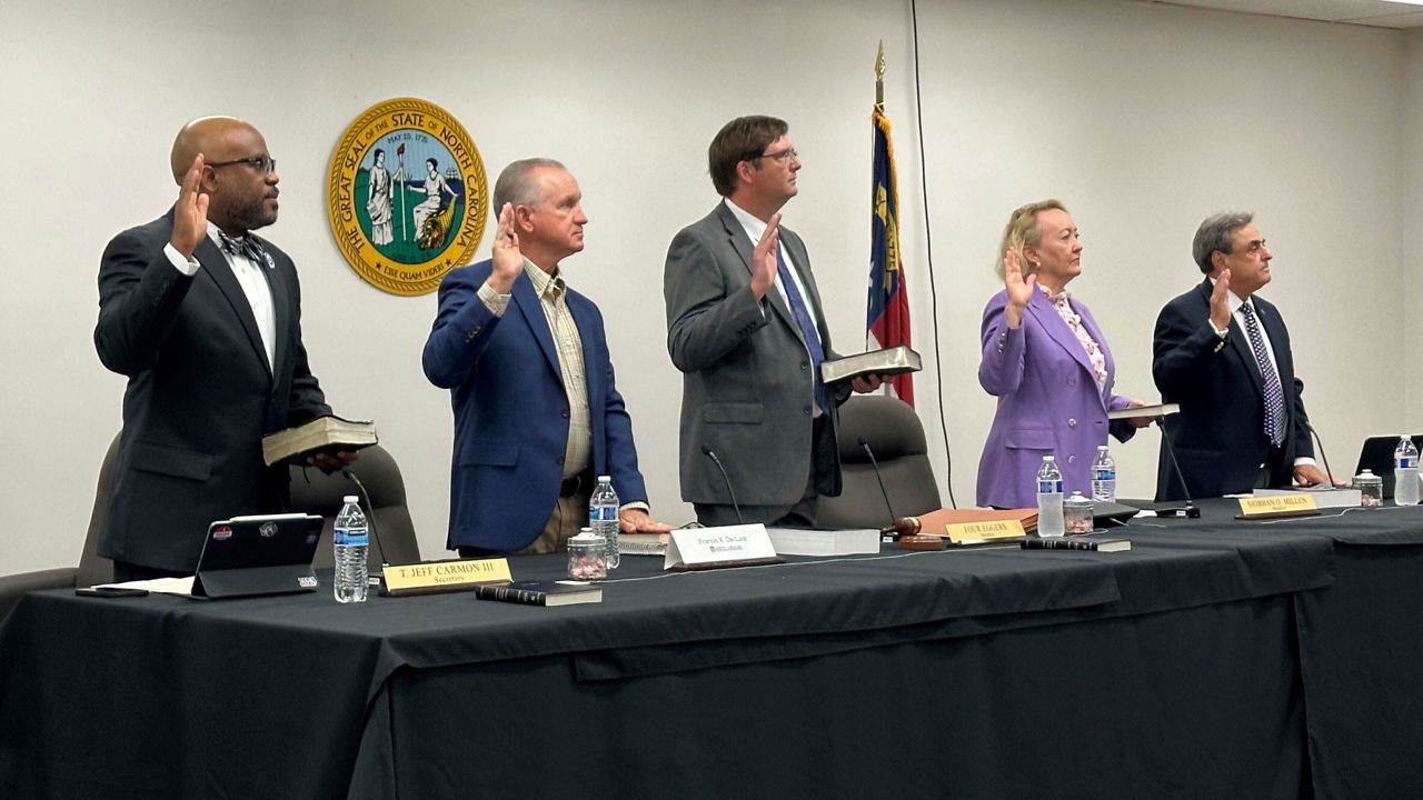 Members of the North Carolina State Board of Elections (AP Photo/Gary D. Robertson, file)