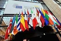 Budova Evropské unie v Bruselu.