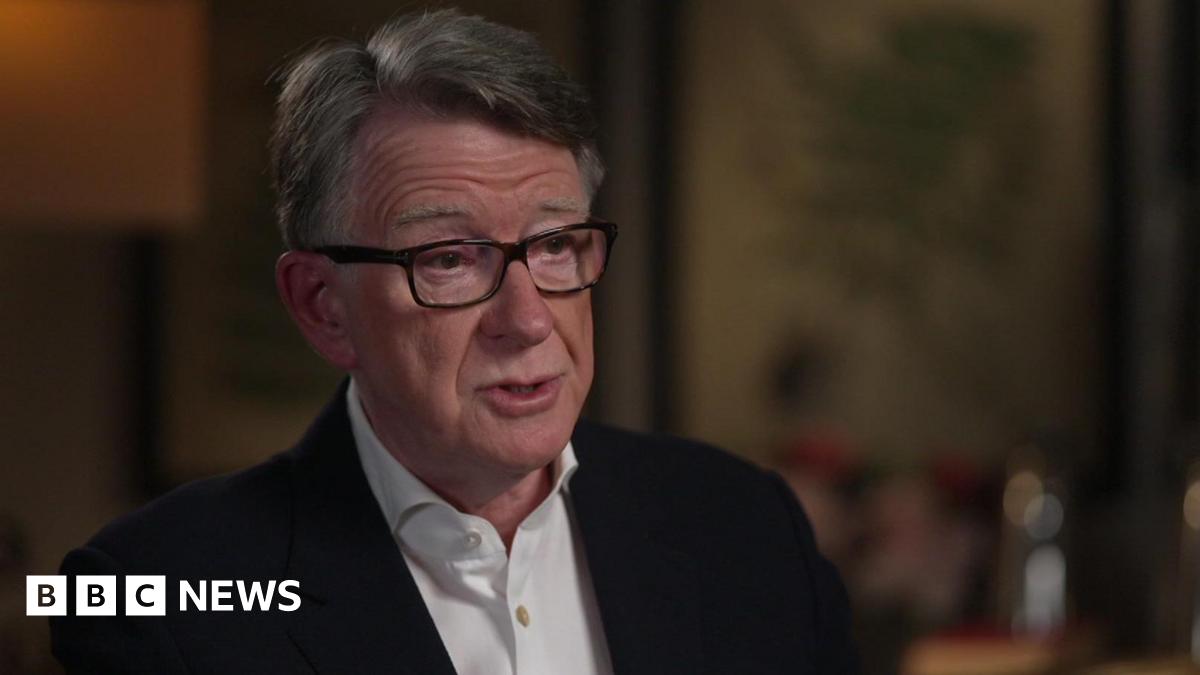 Lord Mandelson says Epstein friendship 'a terrible mistake' in first interview since sacking