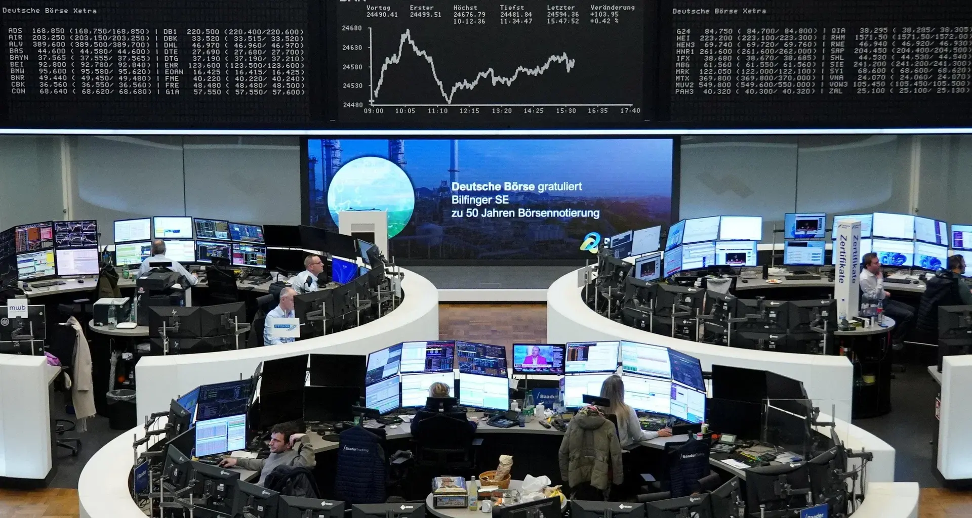 European shares start 2026 at record highs; tech, defence provide lift