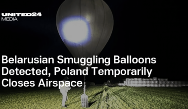 Belarusian Smuggling Balloons Detected, Poland Temporarily Closes Airspace — UNITED24 Media