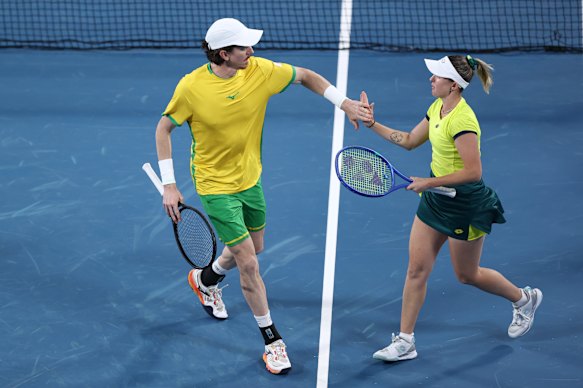 Storm Hunter and John-Patrick Smith.