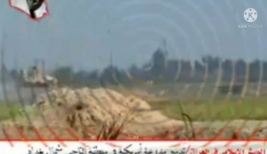 Insurgents in Iraq blowing up American tanks and humvees. 2004-2006