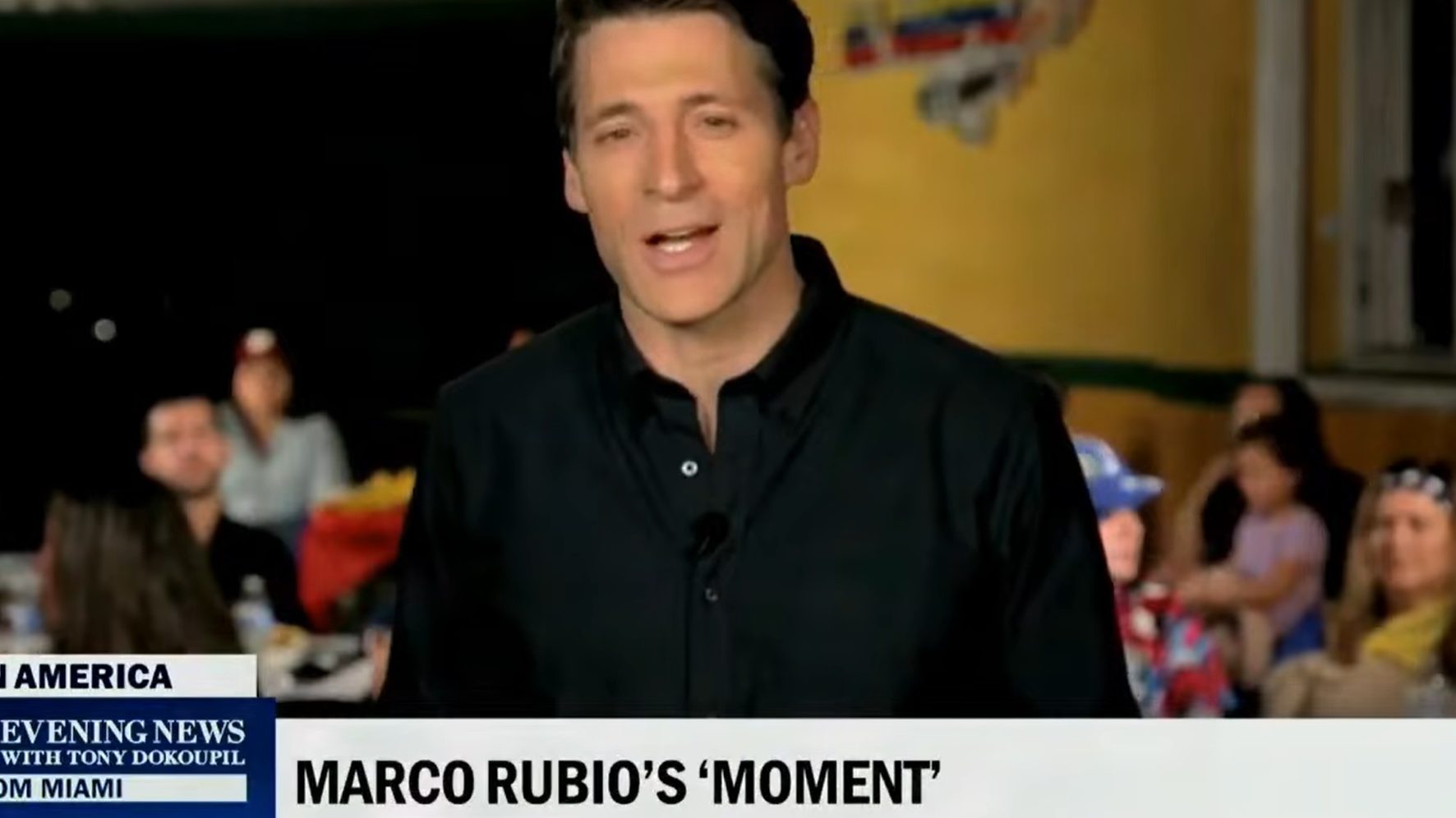 Marco Rubio, we salute you, cheers CBS News