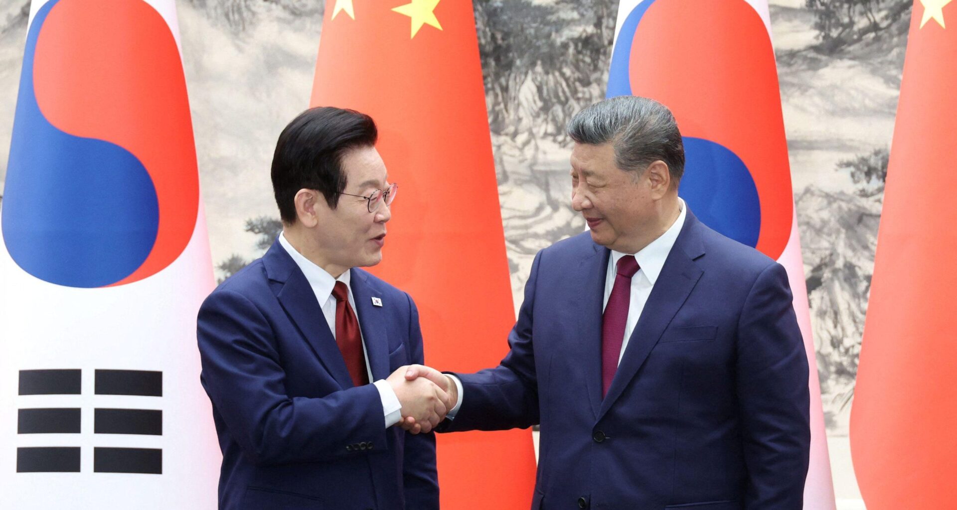 Visiting Beijing at this time is a significant move for Lee Jae Myung.