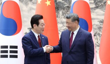 Visiting Beijing at this time is a significant move for Lee Jae Myung.