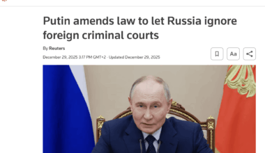President Vladimir Putin has signed a law allowing Russia to formally disregard criminal judgments from foreign and international courts. This legislative shift creates a domestic "legal shield" to obstruct international justice regarding documented war crimes committed in Ukraine.