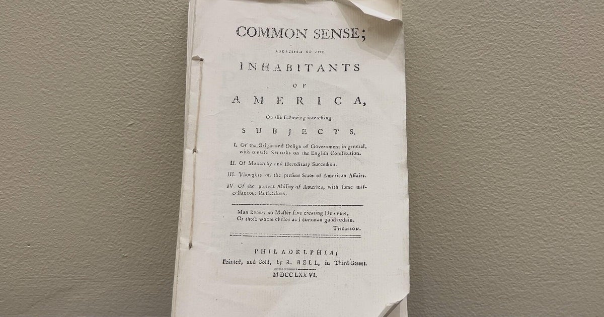 250 years later, Thomas Paine's "Common Sense" remembered for helping spark American Revolution