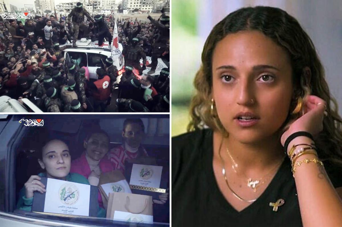 Freed Israeli hostage details fear of being made a 'sex slave' for Hamas terrorists