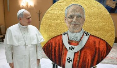 The mosaic of Pope Leo XIV is now ready for the Basilica of St. Paul Outside the Walls