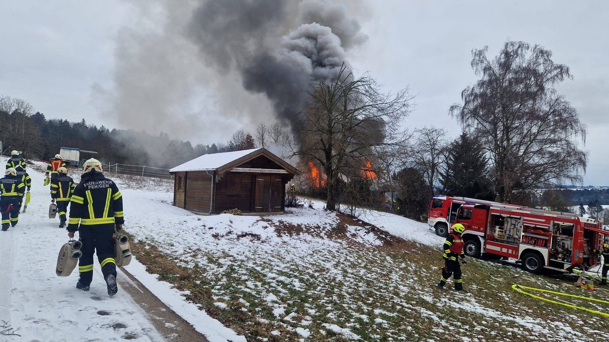 Brandeinstatz in Frankenburg - BFKDO Vöcklabruck