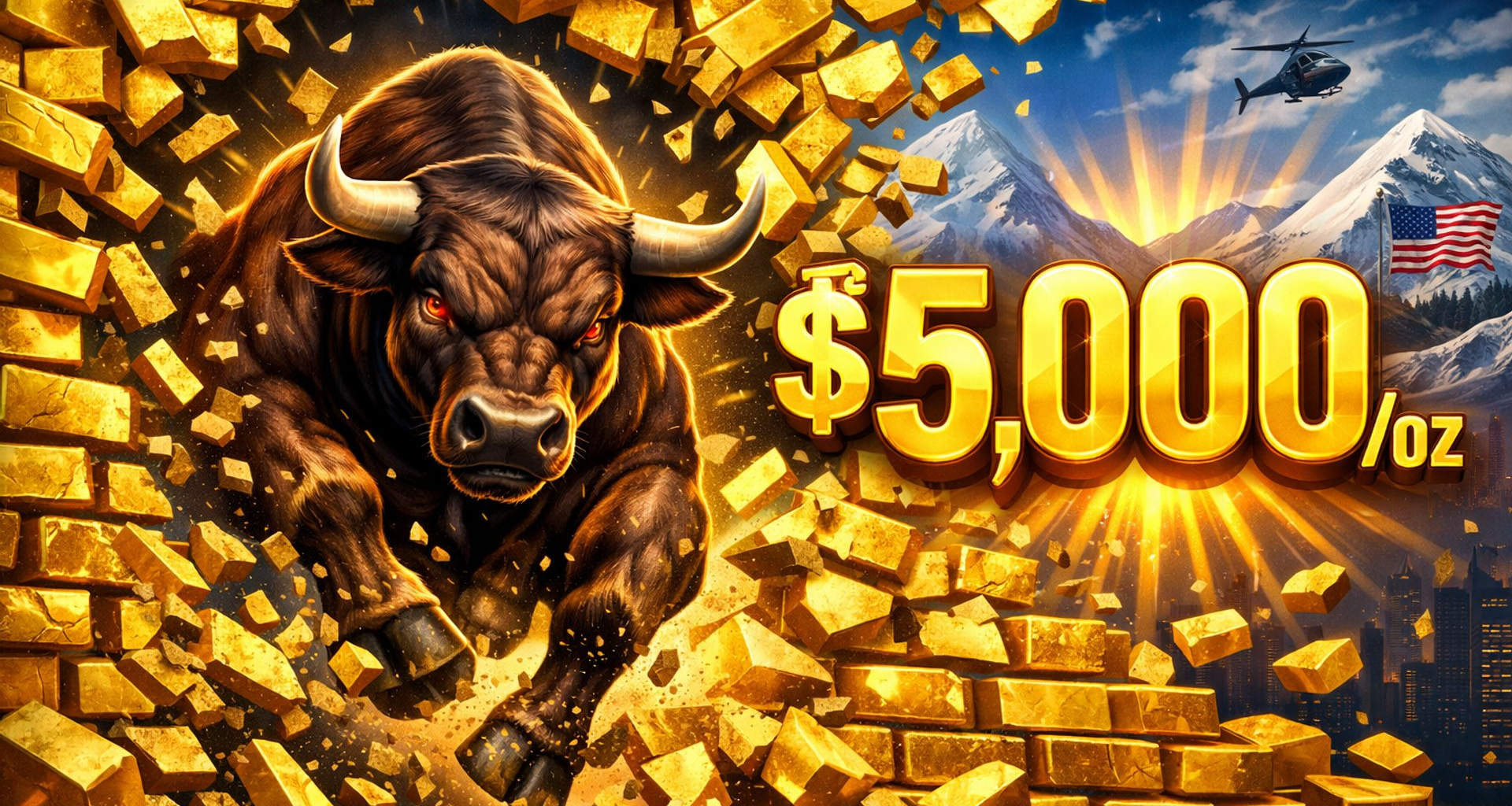 Wall Street back on the bandwagon as gold sniffs $5,000, Main Street cools its jets with first Fed decision of 2026 on deck