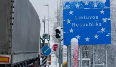 Truck processing resumes at Belarus-Lithuania border