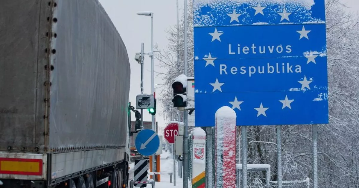Truck processing resumes at Belarus-Lithuania border