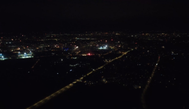 Strasbourg vu du ciel à nouvel an 🎇🎆🧨