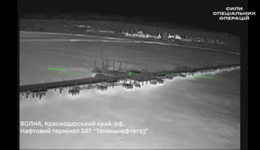 Ukrainian SOF struck RussianTamanneftegaz port and ammunition depots of the russian army in temporarily occupied territories with FP-2/FP-1 drones. 31.12.2025 [Details in the description]
