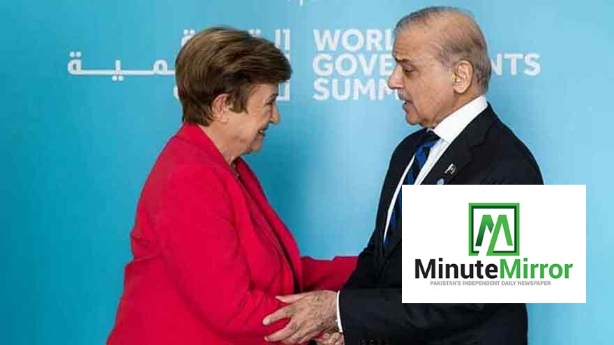 IMF chief commends Pakistan’s reform drive under PM Shehbaz Sharif