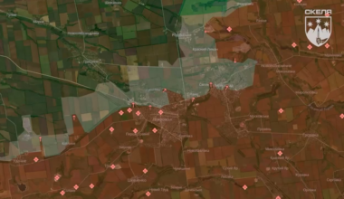 Az ukrán SKALA zászlóalj az orosz propi által 10x elfoglalt Pokrovszkból kívánt boldog új évet.