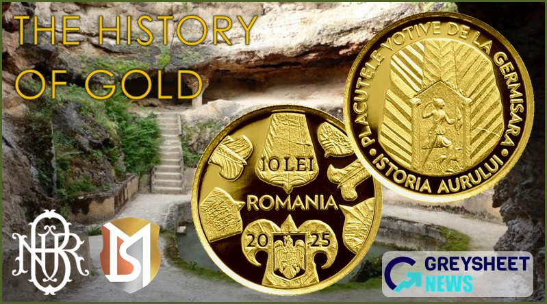 enlarged image for Romania. New Proof Gold Coins Highlight Discovery of Votive Tablets of Germisara