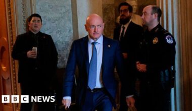 Senator Mark Kelly sues Defence Secretary Pete Hegseth over attempted demotion