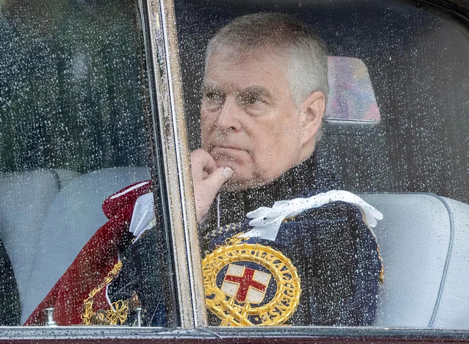 Prince Andrew at The Coronation of King Charles III and Queen Consort Camilla