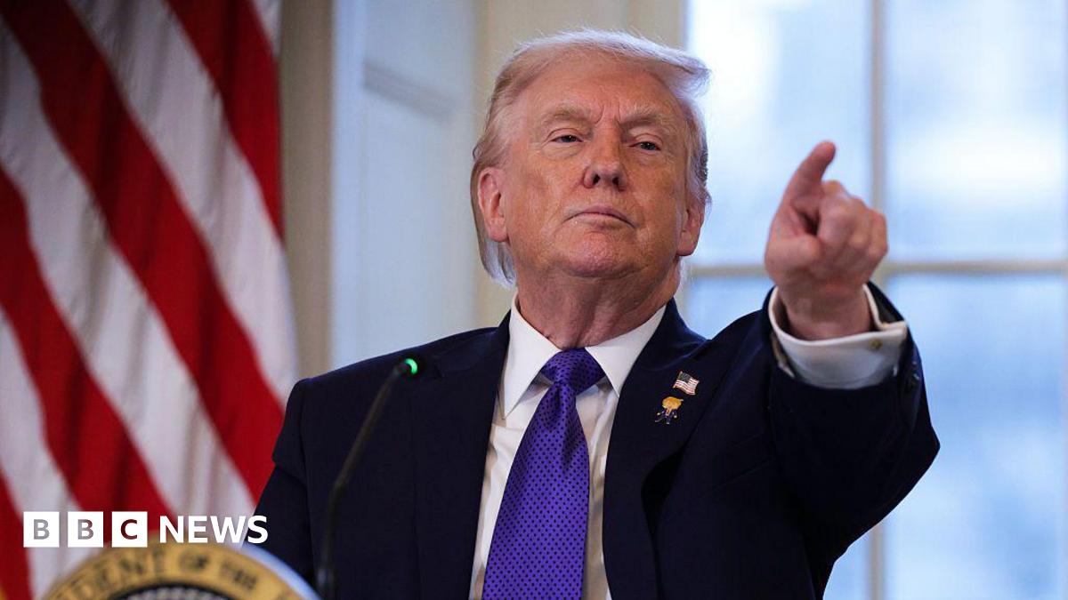 Donald Trump takes questions from members of the media during a meeting with oil and gas executives in the East Room of the White House on 9 January 2026 in Washington DC.