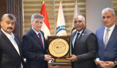 A delegation from Türkiye’s Petroleum and Chemicals Trade Union during its visit to Cairo, January 8, 2026. ( Photo via elbalad.news )