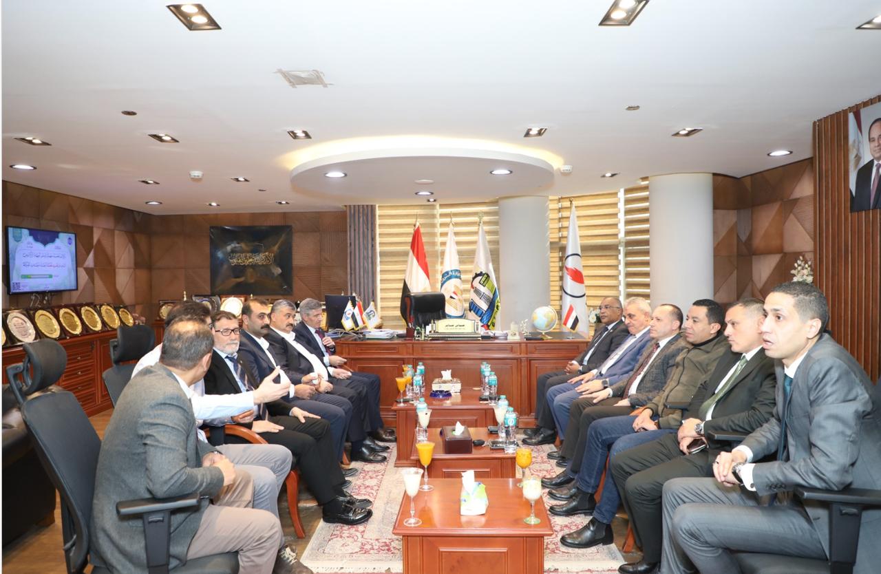 A delegation from Türkiye’s Petroleum and Chemicals Trade Union during its visit to Cairo, January 8, 2026. ( Photo via elbalad.news )