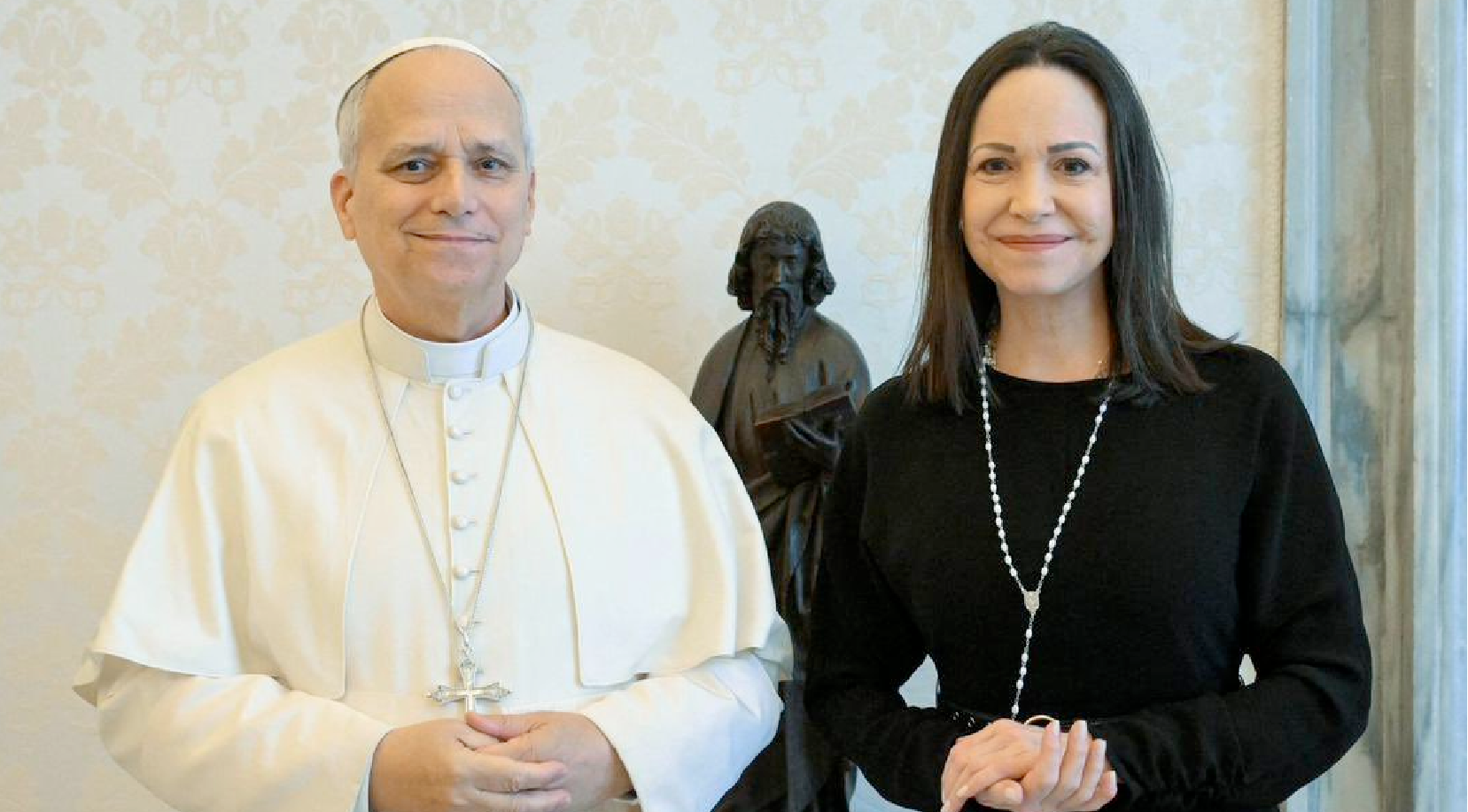 Pope Leo XIV Receives Nobel Prize Laureate Maria Corina Machado: This Is What the Venezuelan Leader Asked Him - ZENIT